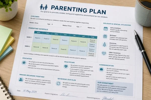 Understand parenting plans Redhill